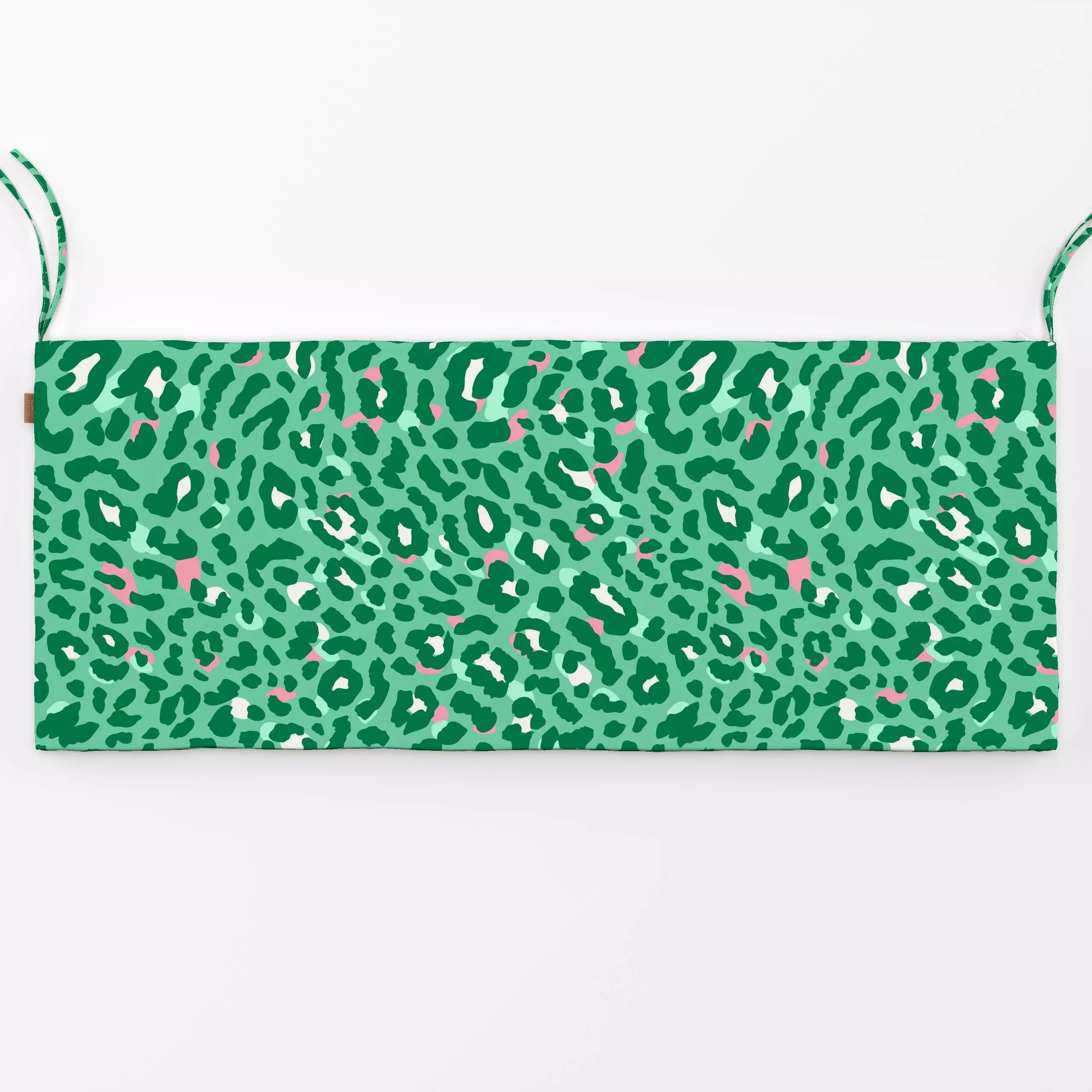 Bankauflage Farbfreude Leopard Animal 1 - Sommer, Tiere - von „Primus Pattern"; Sommer, Leopard, animal, spring, animalprint...