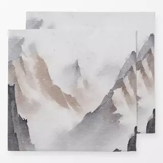 Servietten Winter Berge Alpen
