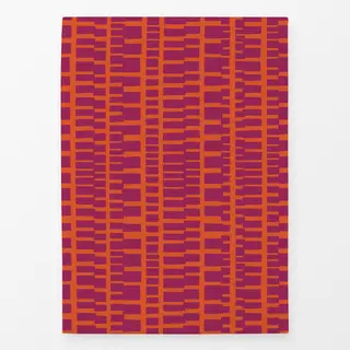 Geschirrtücher Wild Stripes bordeaux orange