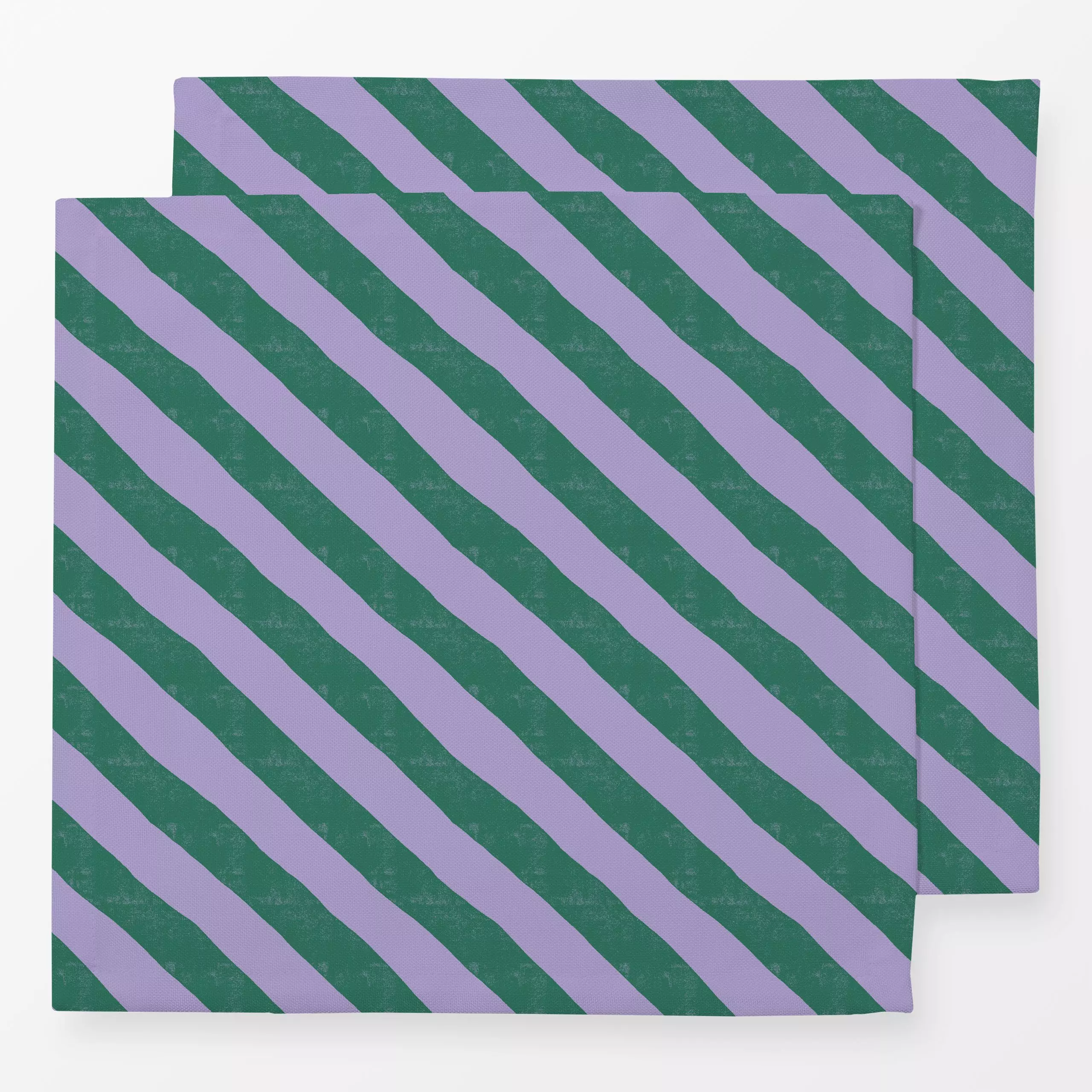 Servietten Streifen Brush Diagonal lila - Weihnachten, Winter - von „Studio Kesse"; Linien, Streifen, Merry Christmas, Weihn...