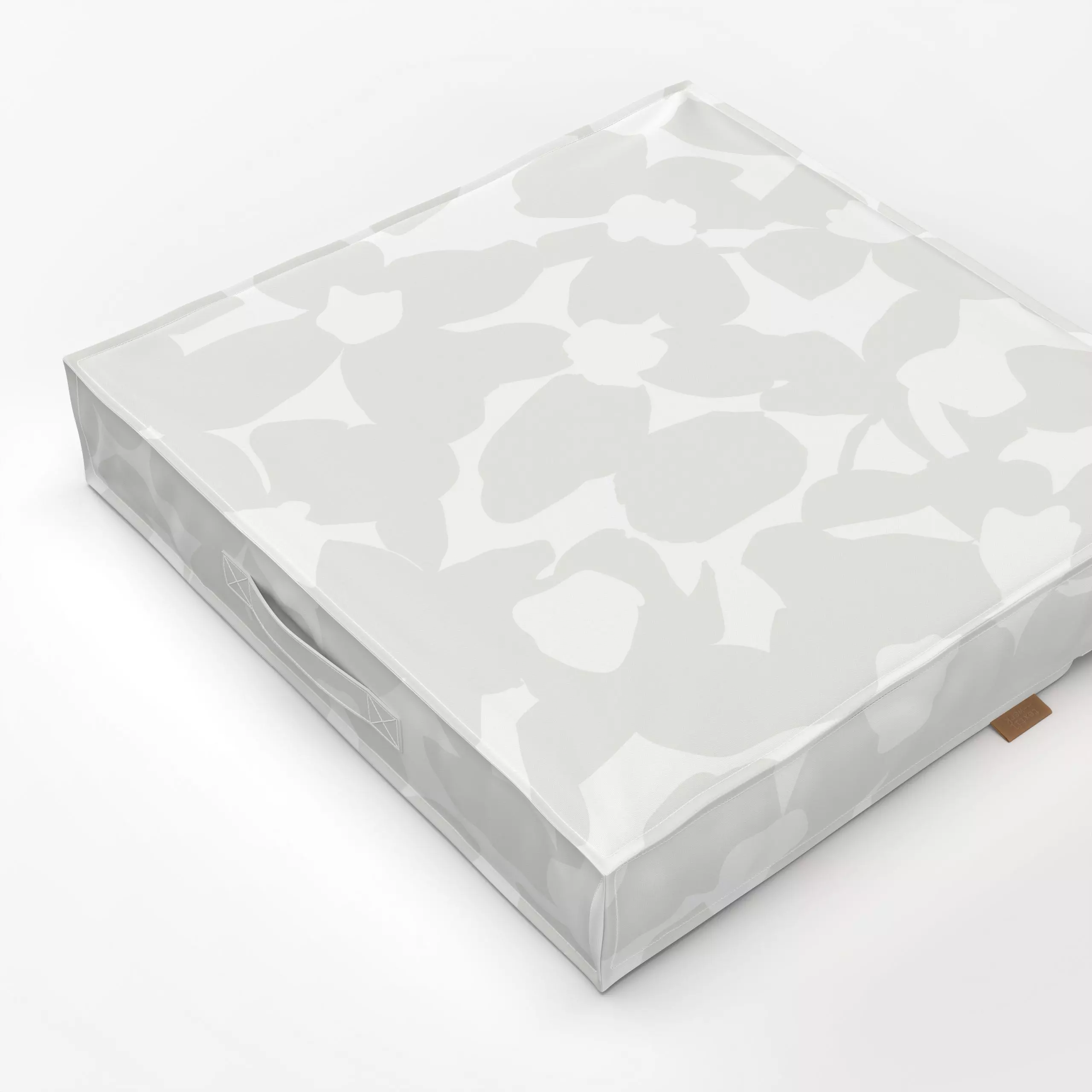 Bodenkissen Klematis beige - Blumen & Florales, Pflanzen & Botanik - von „Perunoto"; Blumen, floral, Scandianvian, Scandi, f...