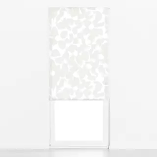 Raffrollo Klematis beige