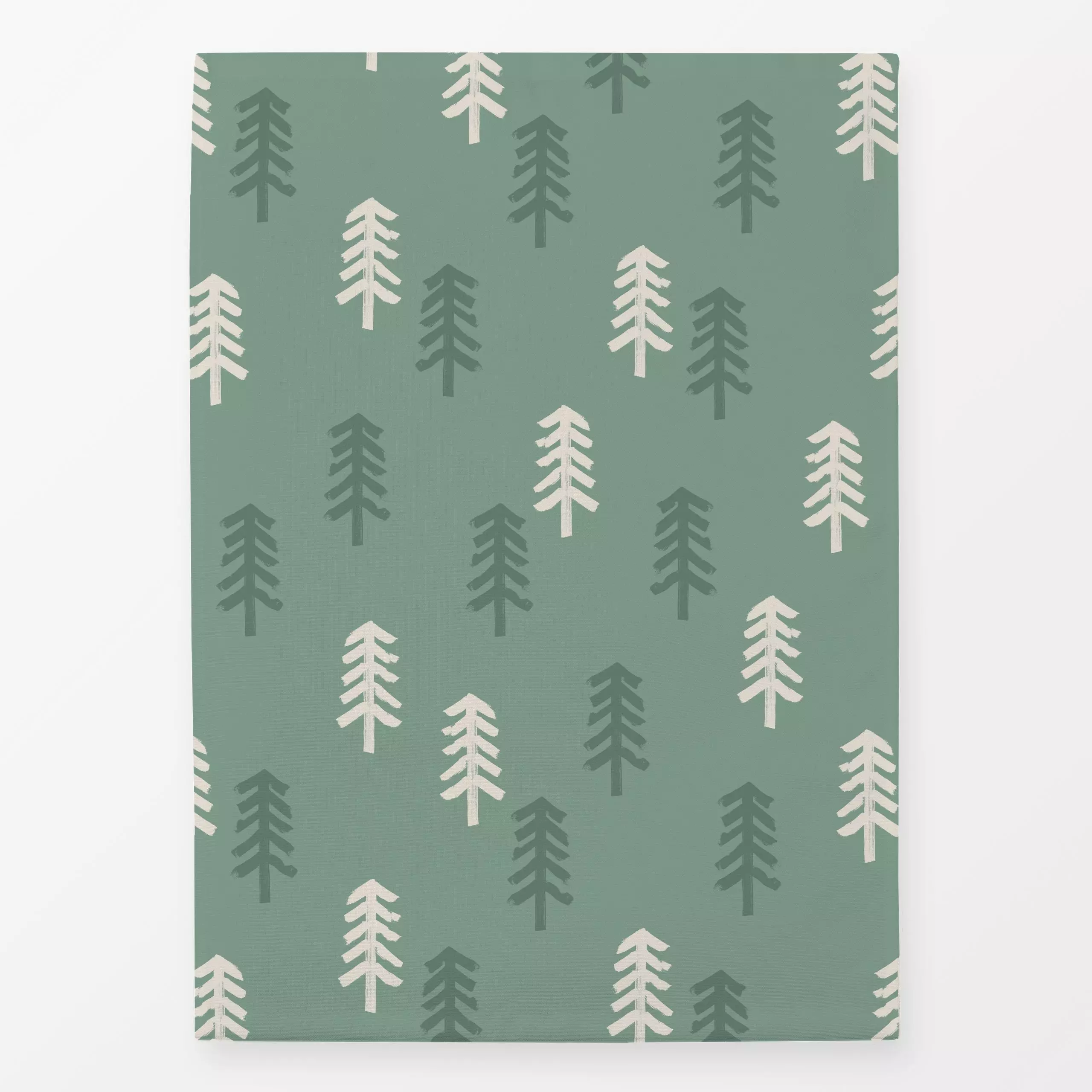 Geschirrtücher Winterzauber Tannenwald 4 - Natur & Landschaft, Winter - von „Primus Pattern"; Tanne, Tannenbaum, Weihnachtsb...