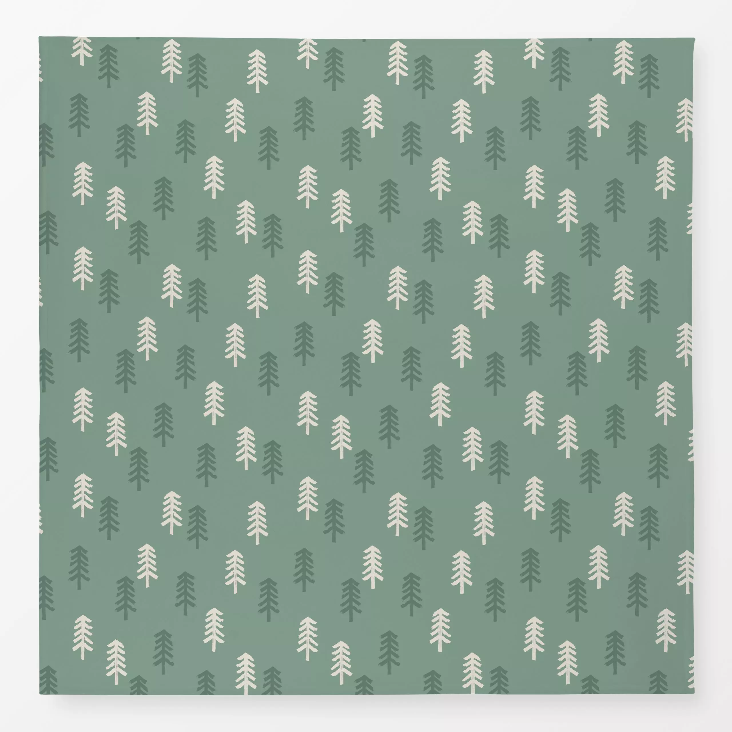 Tischdecke Winterzauber Tannenwald 4 - Natur & Landschaft, Winter - von „Primus Pattern"; Tanne, Tannenbaum, Weihnachtsbaum,...