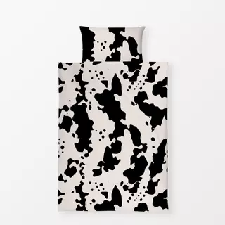 Bettwäsche Organic Shapes | schwarz