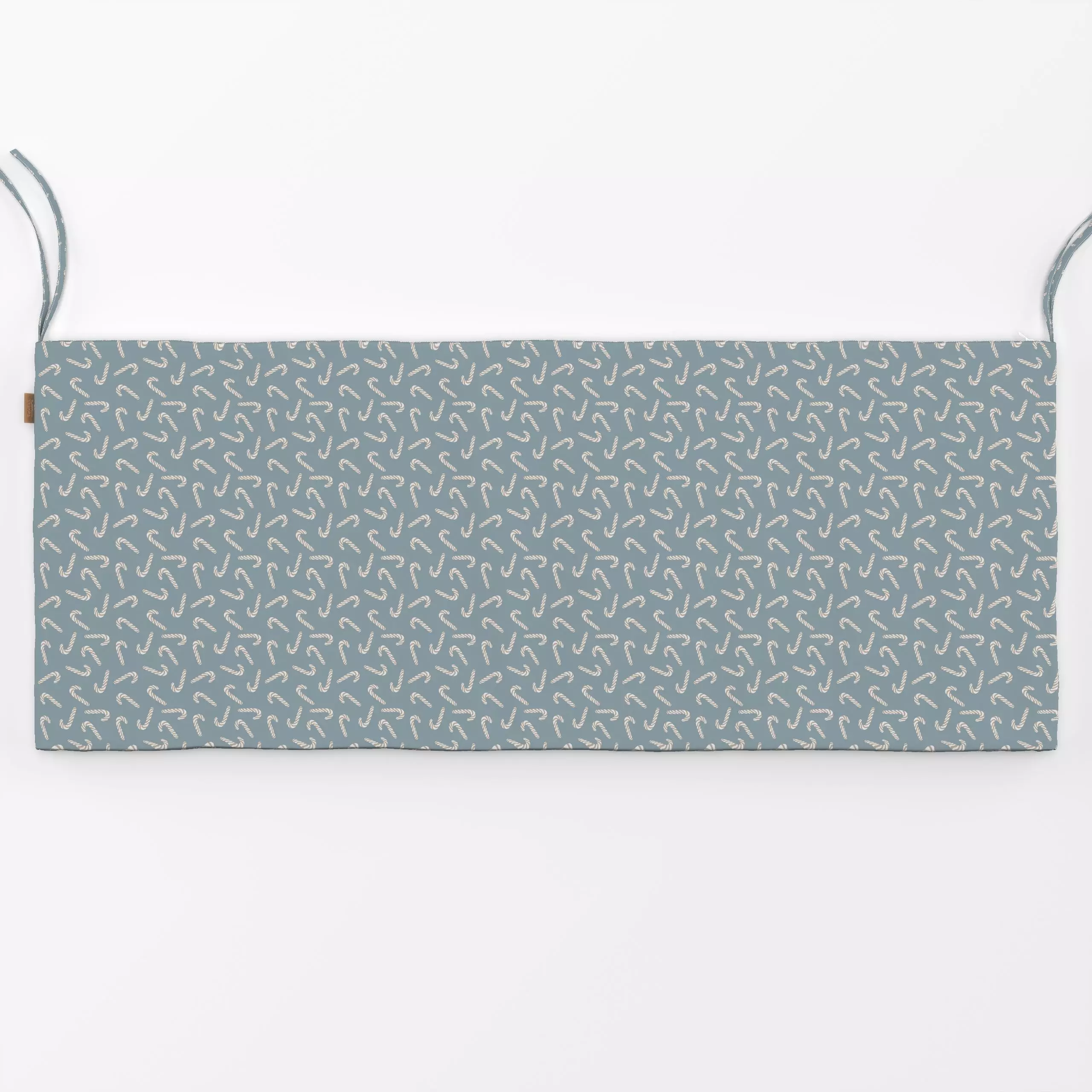 Bankauflage Muster Zuckerstangen blau - Weihnachten, Symbole & Muster - von „Kerstin Ax"; Muster, skandinavisch, Weihnachten...