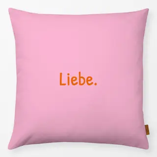 Kissen Liebe rosa