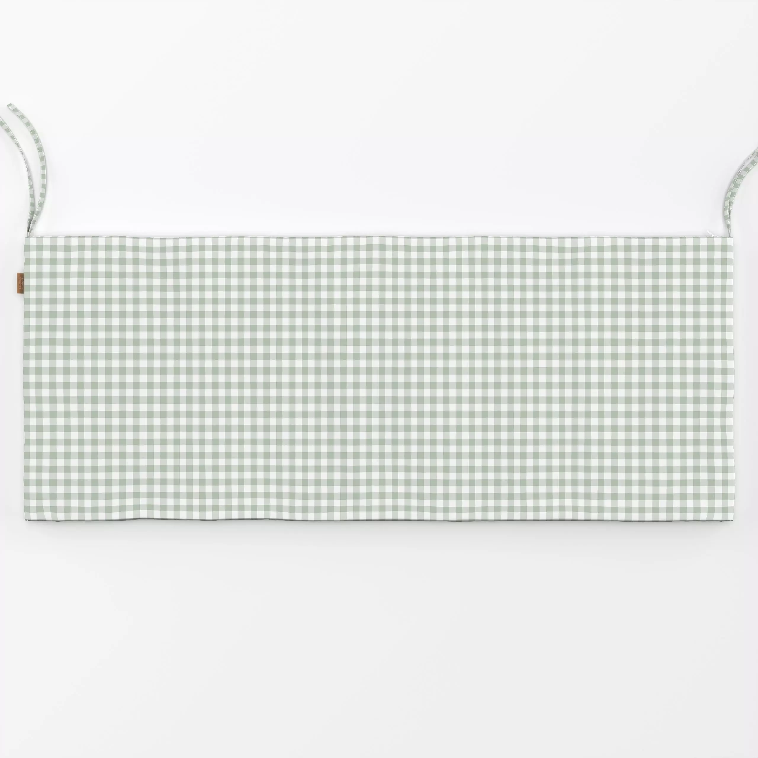 Bankauflage Cottage Checks Pastel Green - Symbole & Muster - von „Karen Menzenbach"; Muster, Sommer, Karo, landhaus, kariert...