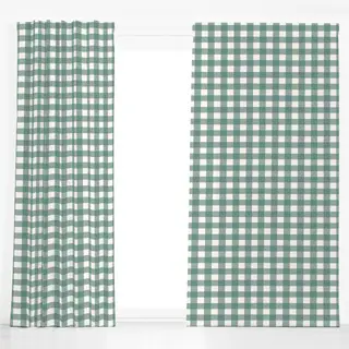 Dekovorhang Gingham Transformative Teal