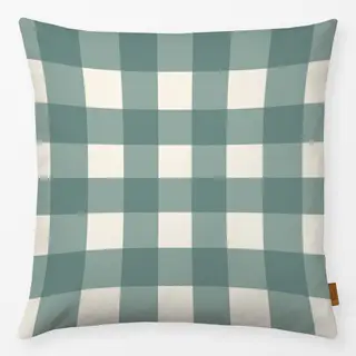 Kissen Gingham Transformative Teal