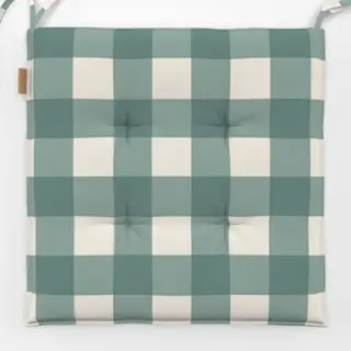 Sitzkissen Gingham Transformative Teal
