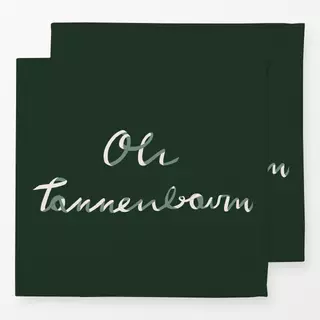 Servietten Oh Tannenbaum Grün