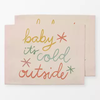 Tischset Baby it's cold