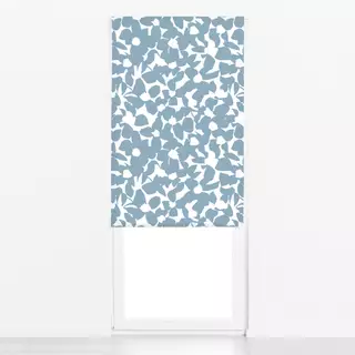 Raffrollo Klematis blau