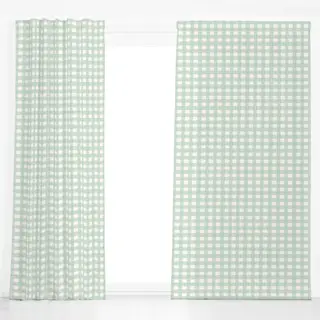 Dekovorhang Jelly mint Gingham