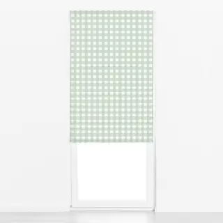 Raffrollo Jelly mint Gingham