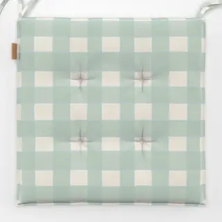 Sitzkissen Jelly mint Gingham