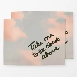 Tischset Take me to the clouds above