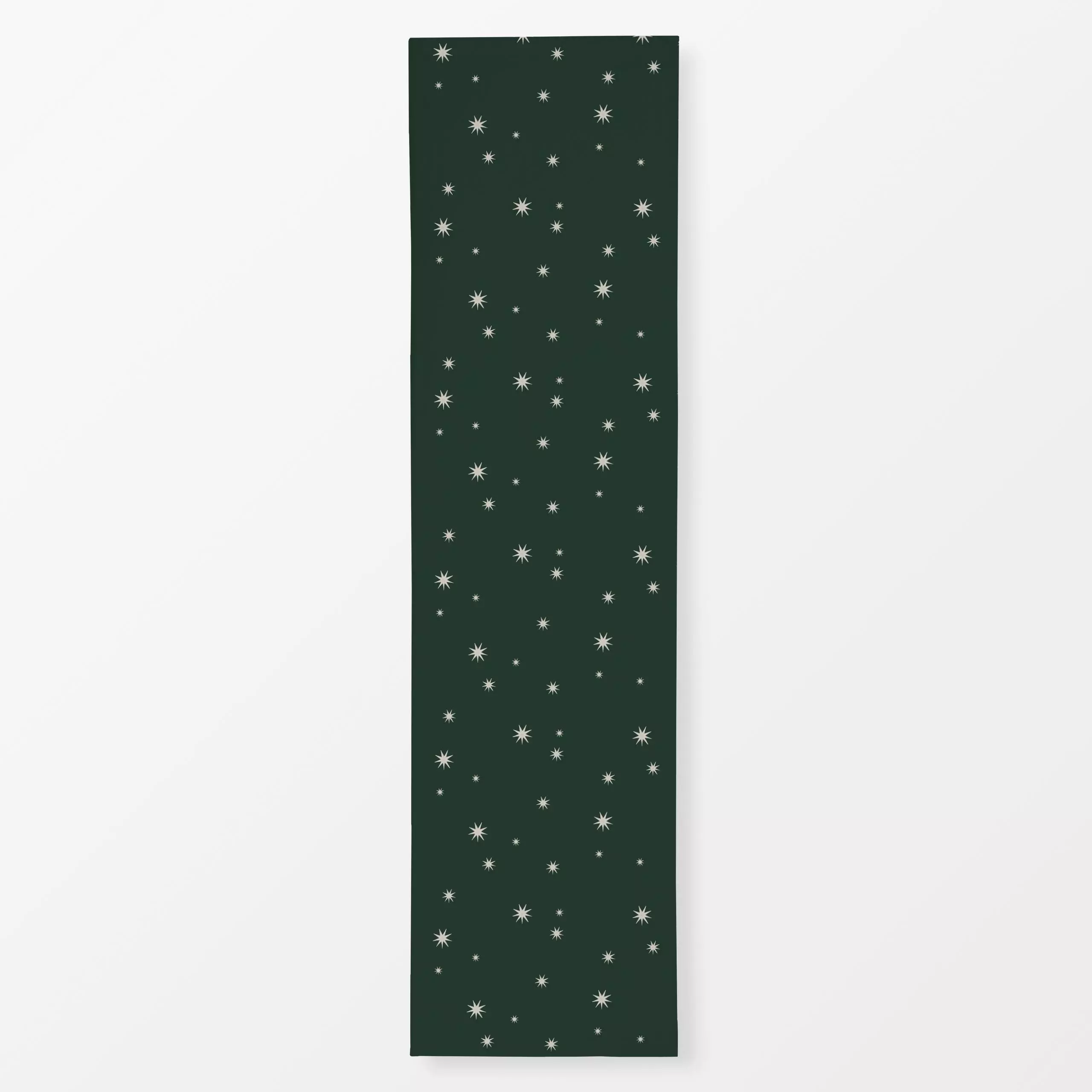 Tischläufer Papiersterne grün - Weihnachten, Astronomie & Weltraum - von „youdiful"; skandinavisch, Merry Christmas, Sterne,...