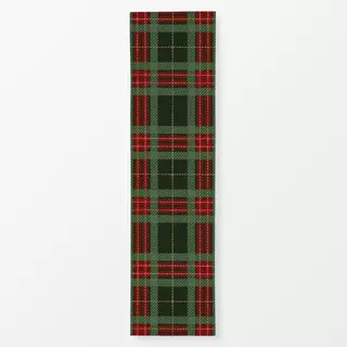 Tischläufer XMAS Plaid Rot Grün