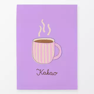 Geschirrtuch Kakao lila
