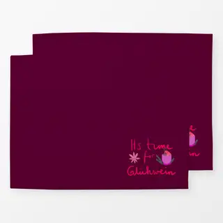 Tischset Time for Glühwein Berry