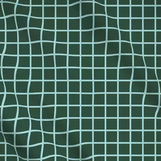 Meterware Karo dunkelgrün hellblau