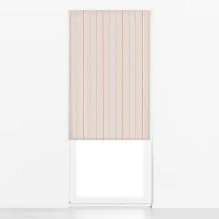 Raffrollo Streifen Wellen rosa rot