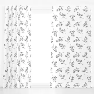 Dekovorhang Mistelzweige