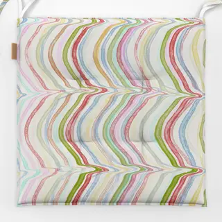 Sitzkissen Bunte Wellen Keramik