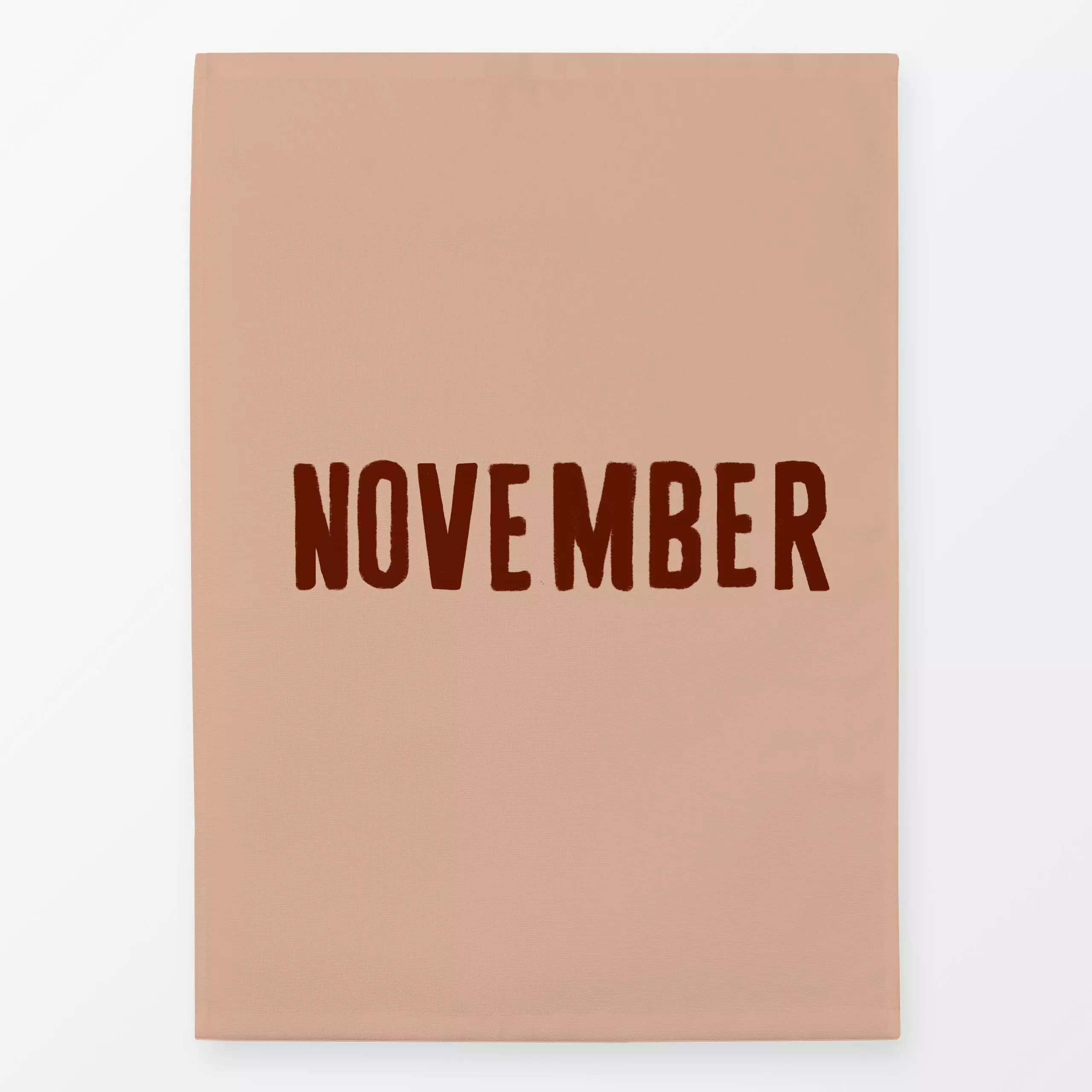 Geschirrtücher November Braun Beige - Herbst, Sprüche & Schriftzüge - von „Alisa Knöß"; Spruchkissen, Herbstdeko, schriftzug...
