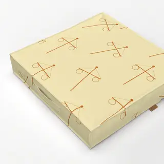 Bodenkissen Midsummer Maibaum Yellow