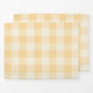 Tischset Mini Karo Butter Gelb Hellgelb