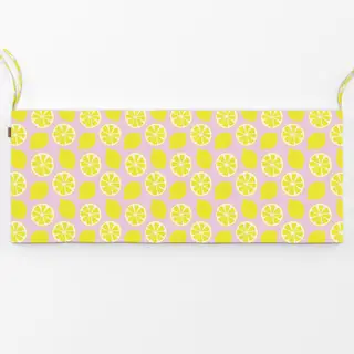 Bankauflage Zitronen Limonade rose