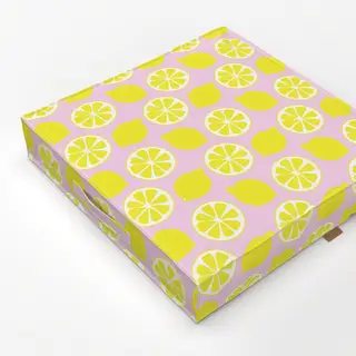 Bodenkissen Zitronen Limonade rose