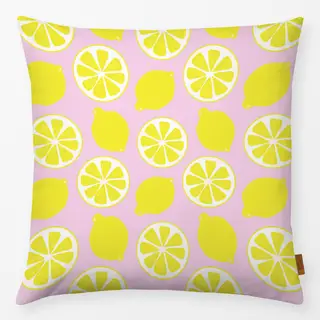Kissen Zitronen Limonade rose