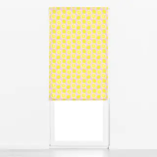 Raffrollo Zitronen Limonade rose