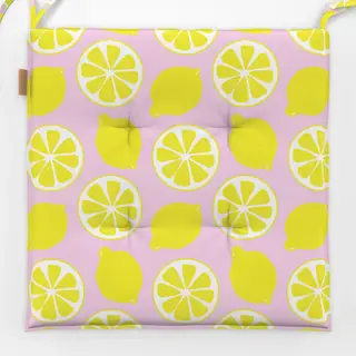 Sitzkissen Zitronen Limonade rose