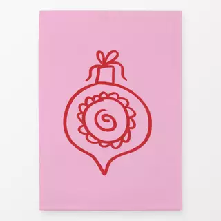 Geschirrtücher Weihnachtsornament Pink