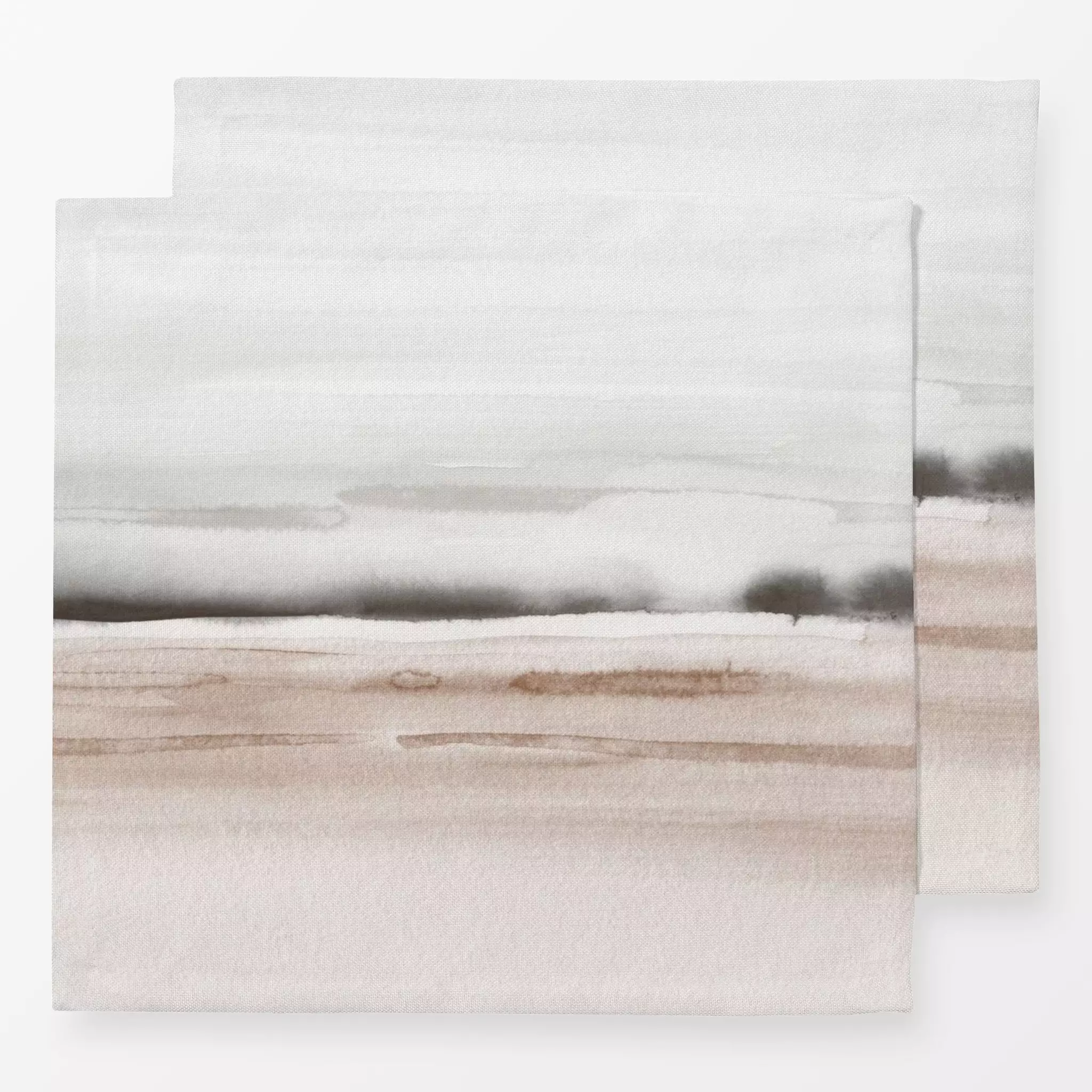 Servietten Brown and gray sea waves Brown and gray sea waves
