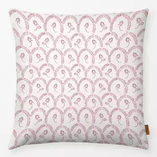 Kissen Scallop Floral Aquarell Rose