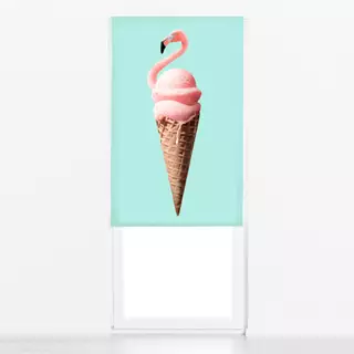 Raffrollo Flamingo Cone