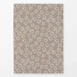 Geschirrtücher Kreise mit Textur braun