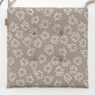 Sitzkissen Kreise mit Textur braun