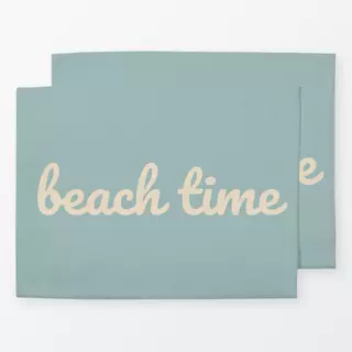 Tischset beach time