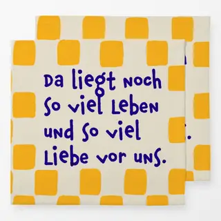 Servietten so-viel-Leben