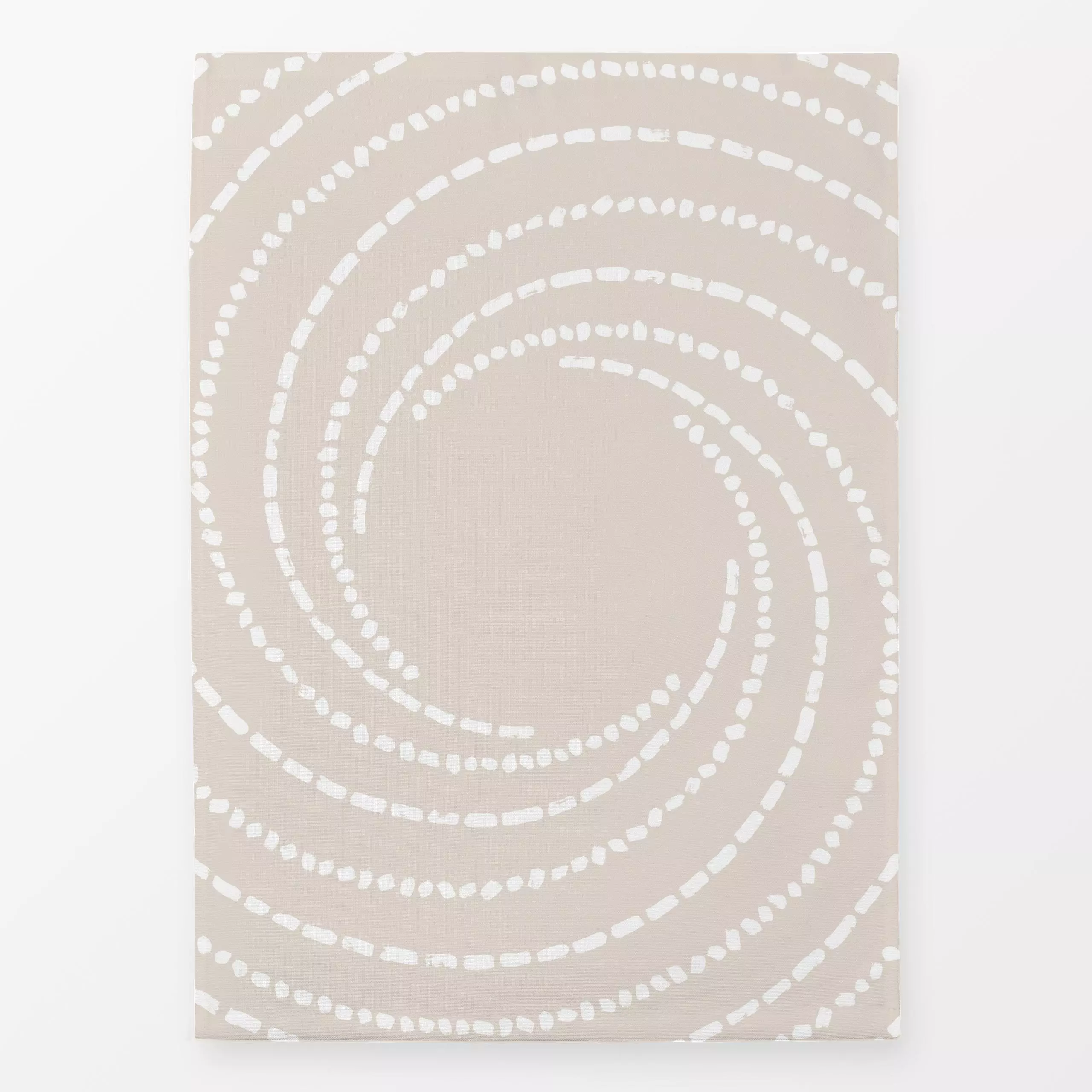 Geschirrtücher Tupfen Wirbel 3 - Sommer, Symbole & Muster - von „Primus Pattern"; Punkte, Streifen, Sand, beige, punkt, gepu...