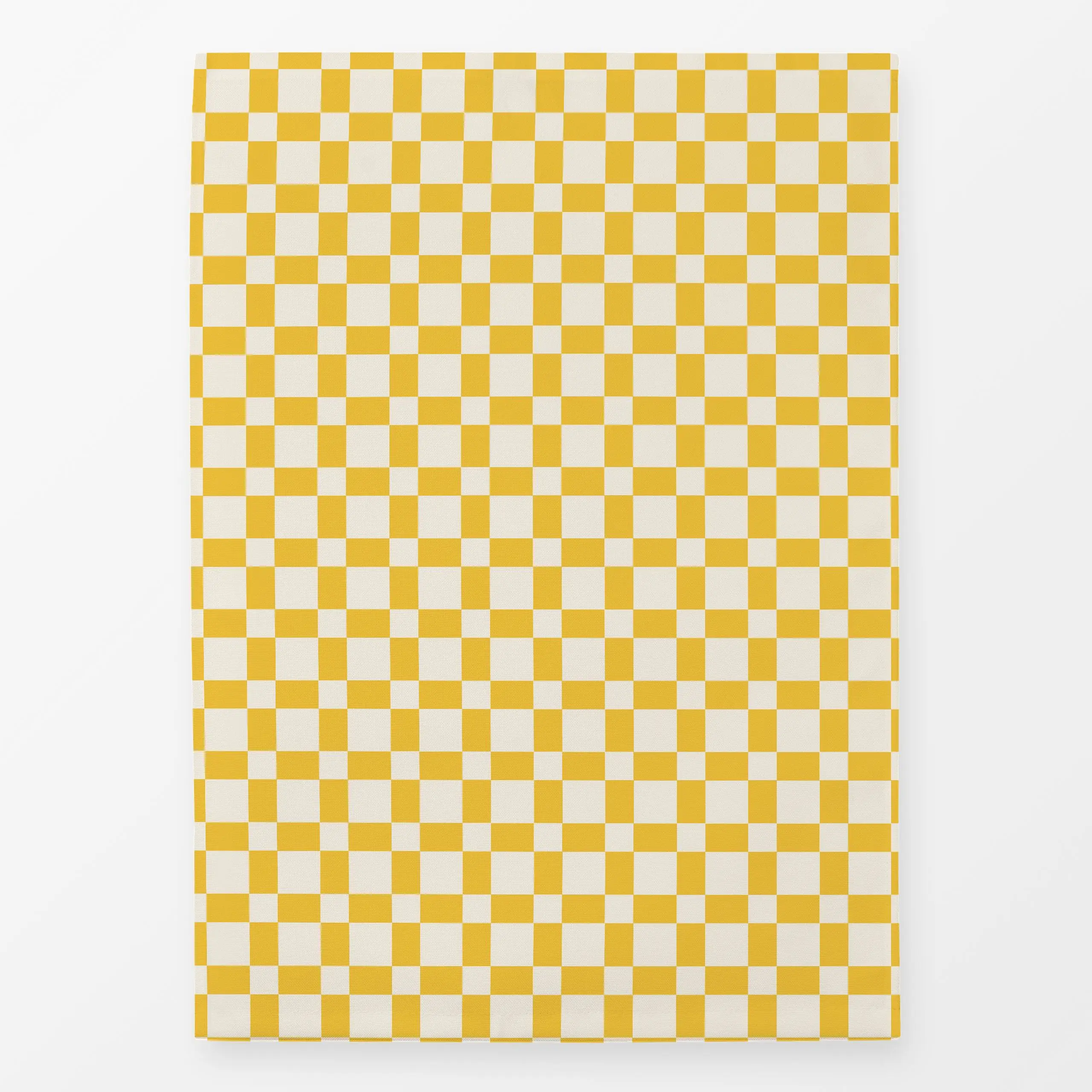 Geschirrtücher Gelb weiß Karo - Sommer, Symbole & Muster, Retro & Vintage - von „Patries Elisabeth"; minimal, kleingemustert...