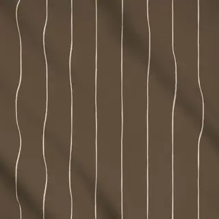 Meterware Feine streifen braun