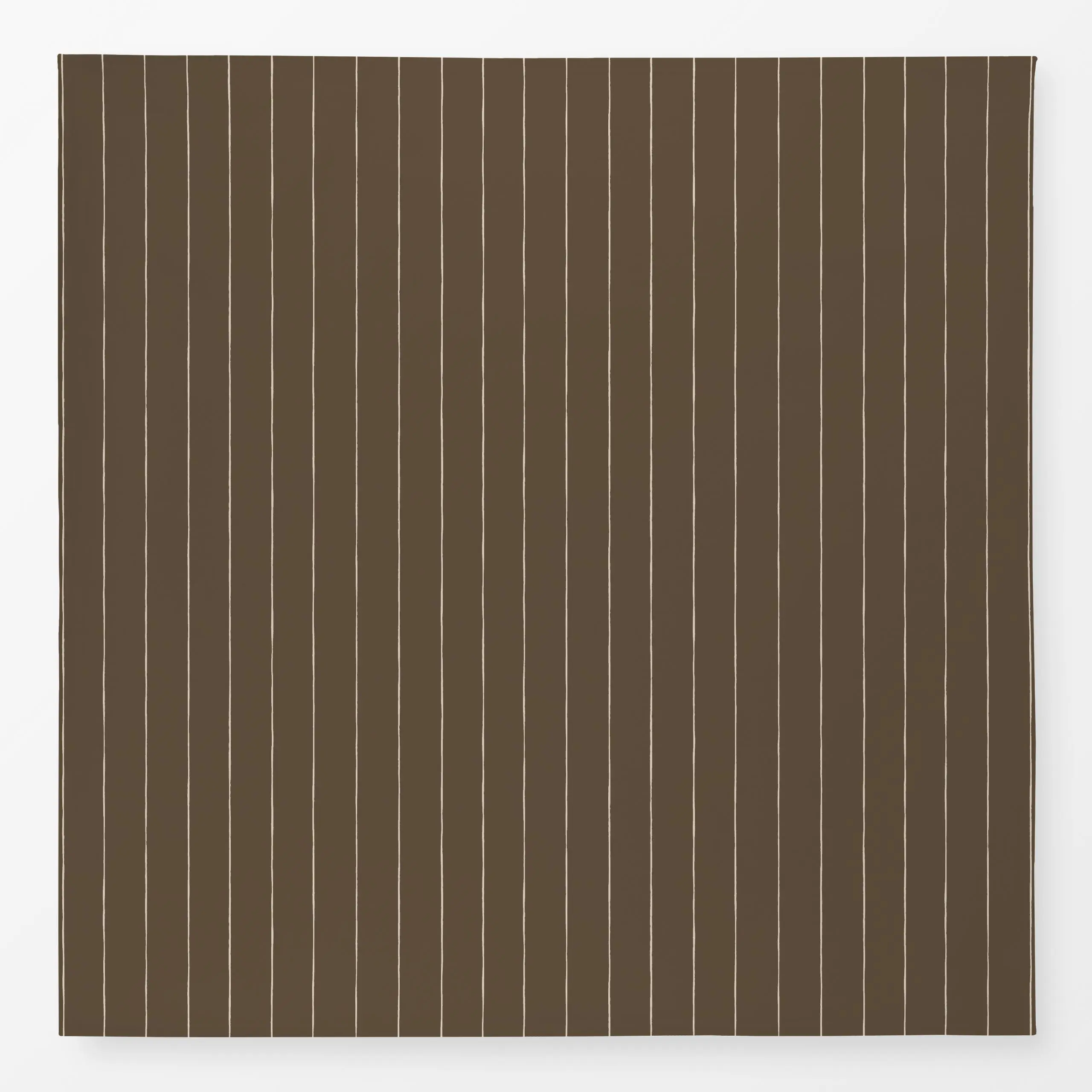 Tischdecke Feine streifen braun, gemustert, Frühling, von Studio Kesse x petitsourirdesign
